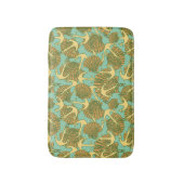 いかり及びシェルのヴィンテージスタイルパターン バスマット (正面縦)