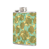 いかり及びシェルのヴィンテージスタイルパターン フラスク (左)