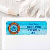 いかり及び船舶またはヨットオーナー付き救命具 ラベル (インサイチュ)