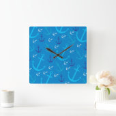 いかり型 スクエア壁時計 (ホーム)