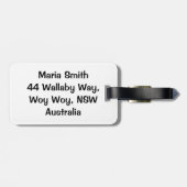 いかり型 ラゲッジタグ (裏面横)