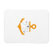 いかり幽霊ハロウィーン マグネット (横)