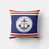 いかり愛国航海の的スターズモストライプノグラム クッション (裏面)