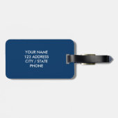 いかり旅行荷物のラベルの平静そして帆を保って下さい ラゲッジタグ (裏面横)