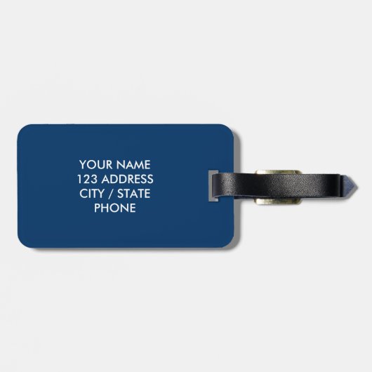 いかり旅行荷物のラベルの平静そして帆を保って下さい ラゲッジタグ (裏面横)