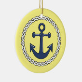 いかり日付クリスマスオーナメント セラミックオーナメント (右)