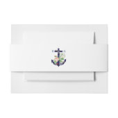 いかり植物性フローラ航海のサマー結婚ズ 招待状ベリーバンド (正面例)