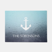 いかり水は姓の玄関マットを落とします ドアマット (正面)