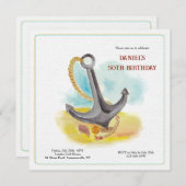 いかり水彩 招待状 (正面/裏面)