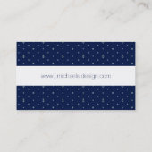 いかり水玉模様パターン 名刺 (裏面)