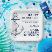 いかり海軍の退職航海の紙プレート ペーパープレート (パーティー)