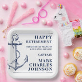 いかり海軍の退職航海の紙プレート ペーパープレート (パーティー)