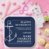 いかり海軍の退職 ペーパープレート (パーティー)