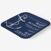 いかり海軍の退職 ペーパープレート (傾斜あり)