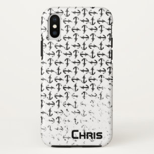 いかり白黒iphoneケース iPhone XSケース