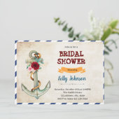 いかり結婚のブライダルシャワーの招待 招待状 (スタンド正面)