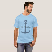 いかり絵を描とTシャツのオプション文字 Tシャツ (正面フル)