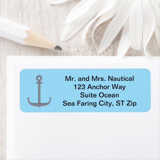 いかり絵画のカスタム住所 シール (インサイチュ)