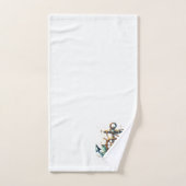 いかり航海のとキャプテンホイール バスタオルセット (ハンドタオル)