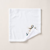 いかり航海のとキャプテンホイール バスタオルセット (ウォッシュタオル)