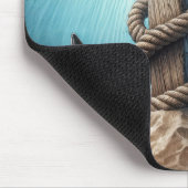 いかり航海のと海水の中の十字架 マウスパッド (コーナー)