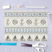 いかり航海のなロープの結び目のティッシュペーパーの航海 薄葉紙 (クラフト)