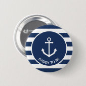 いかり航海のの赤ちゃんシャワーボタン – パパになる 缶バッジ (正面&裏面)