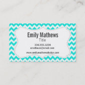 いかり航海のオンアクアカラーシェブロン 名刺 (裏面)