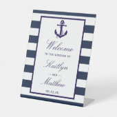 いかり航海のコレク結婚ションウェルカム 台座サイン (正面)