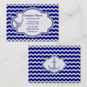 いかり航海のシェブロン 名刺 (正面/裏面)