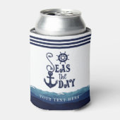 いかり航海のシーズザデイパーソナライズされた 缶クーラー (缶正面)