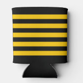 いかり航海のシーホースあなたの名前またはボートイエロー 缶クーラー (裏面)