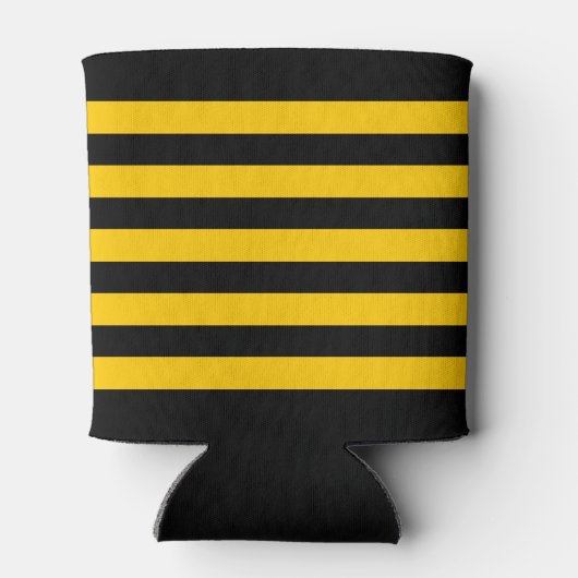 いかり航海のシーホースあなたの名前またはボートイエロー 缶クーラー (裏面)