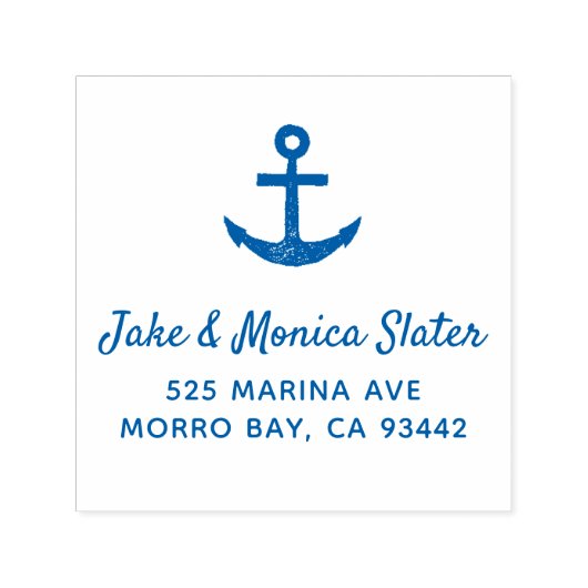 いかり航海のセーリングブルー セルフインキングスタンプ (デザイン)