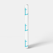 いかり航海のターコイズパターン SAMSUNG GALAXYケース (左側面)