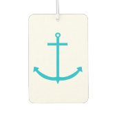 いかり航海のターコイズブルー カーエアーフレッシュナー (正面)