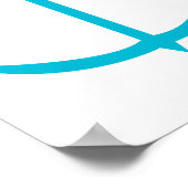 いかり航海のターコイズ ポスター (角)