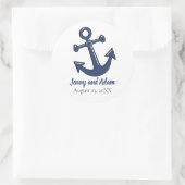 いかり航海のテーマフェイスシール ラウンドシール (バッグ)