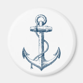 いかり航海のデコール磁石ギフトネイビーブルーホワイト マグネット