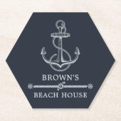 いかり航海のビーチまたはレイクハウスファミリー名 ペーパーコースター (正面)