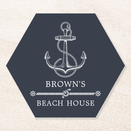 いかり航海のビーチまたはレイクハウスファミリー名 ペーパーコースター (正面)