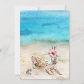 いかり航海のビーチサマー結婚ズ 招待状 (裏面)