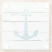 いかり航海のビーチデコールガラスコースター ガラスコースター (裏面)