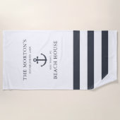 いかり航海のファミリービーチハウス ビーチタオル (正面)