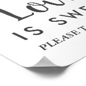 いかり航海のフェイクゴールドフォイル |の結婚サイン ポスター (角)