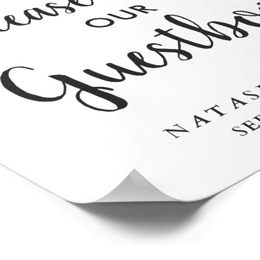 いかり航海のフェイクゴールドフォイル |の結婚サイン ポスター (角)