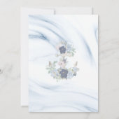 いかり航海のフローラエレガントネイビーブルー 招待状 (裏面)