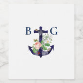 いかり航海のフローラサ結婚マー ワインラベル (シングルラベル)