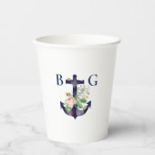 いかり航海のフローラサ結婚マー 紙コップ (正面)