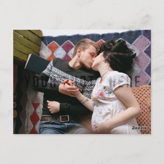 いかり航海のフローラベビーガールシャワーありがとう ポストカード (裏面)